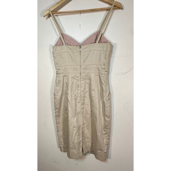 Marc Jacobs khaki sleeveless dress womans size 2 preppy capsule neutral - Picture 2 of 14